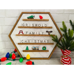 Christmas Vacation Griswold Letterboard Shapes SVG Wood Digital Cut File Laser Wood Cutting