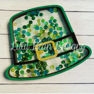 St. Patrick’s Day Hat Clover Shaker Set Frame Shiplap Kit Wood Glowforge File Sign Digital Cut File Laser Cutting svg
