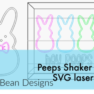 Easter bunnies Shaker Set Frame Shiplap Kit Wood Glowforge File Sign Digital Cut File Laser Cutting svg
