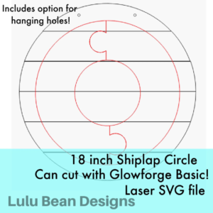 St Patricks Day Shenanigans Welcome Gnome Door Hanger SVG Spring Sign Digital Cut File Laser Wood Round cutting template
