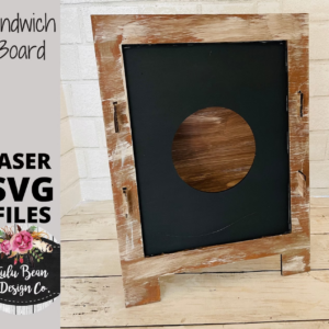 Interchangeable Chalkboard Sandwich Board Set SVG file Digital Cut File Laser Wood Cutting template