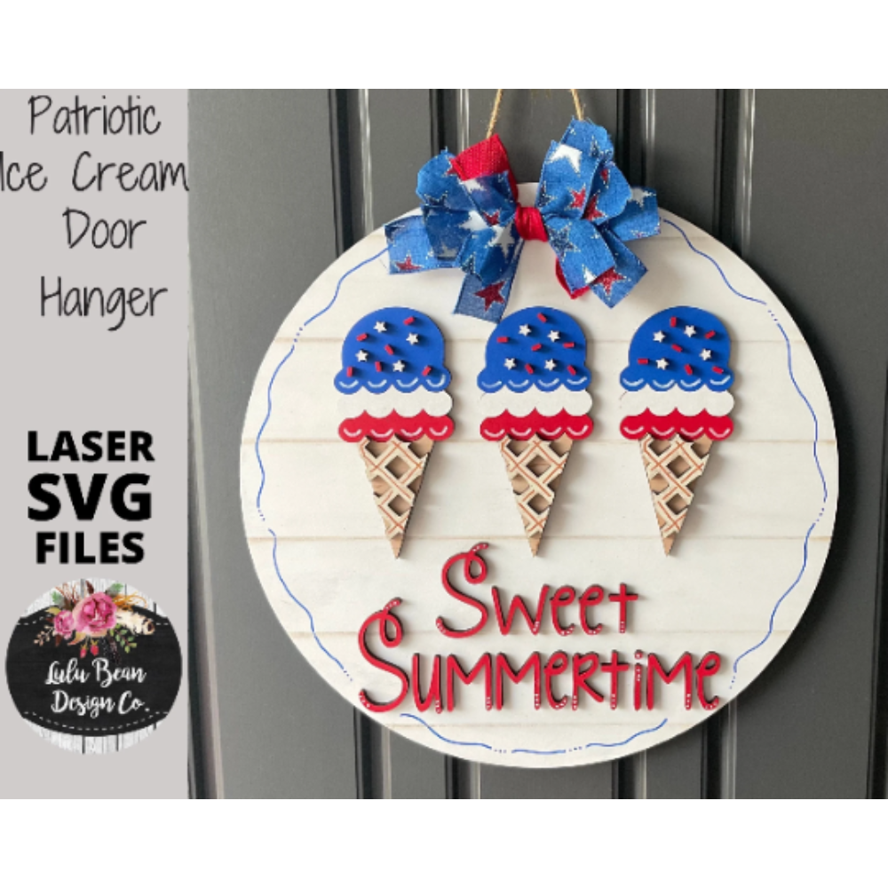 Ice Cream SVG Ice Cream Scoop & Ice Cream Cone SVG Layered 