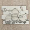 Easter Blessings Bunny Egg Butterfly Spring Shaker Sign Framed SVG File Digital Laser Wood Glowforge template - Image 4